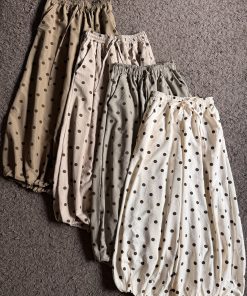 Ndudshop – Polka Barrel pants (Kode: 5750) - Cream