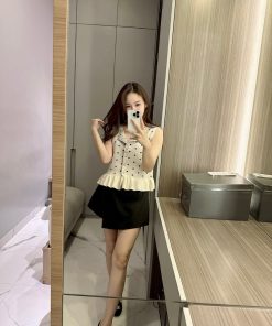 Ndudshop – Polka top (Kode: 5761)