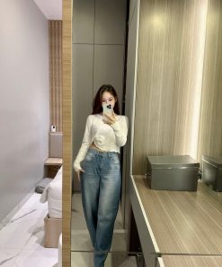 Ndudshop - Denim barrel pants (Kode: 5768)