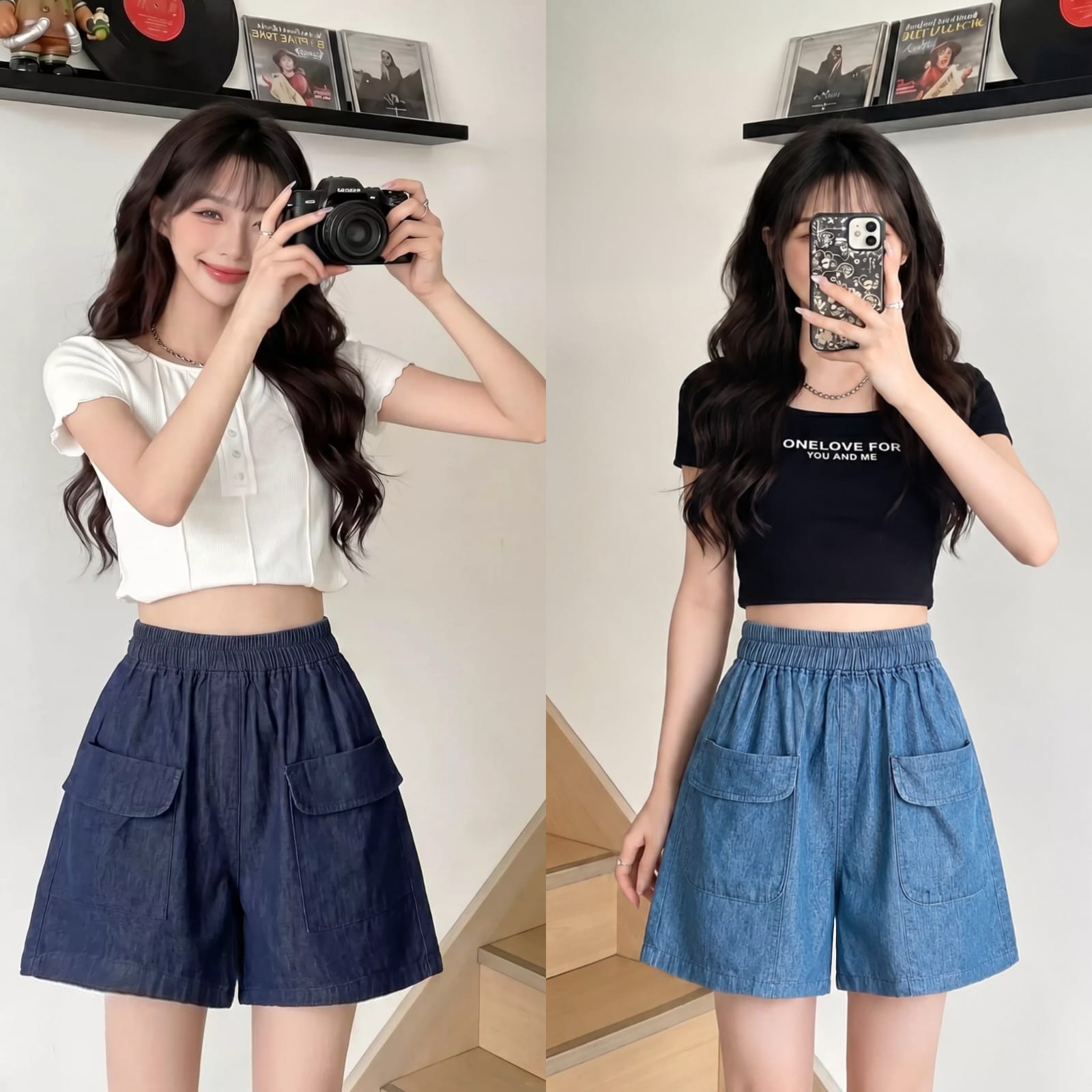 Ndudshop – Denim skort/OQ (Kode: 5711)