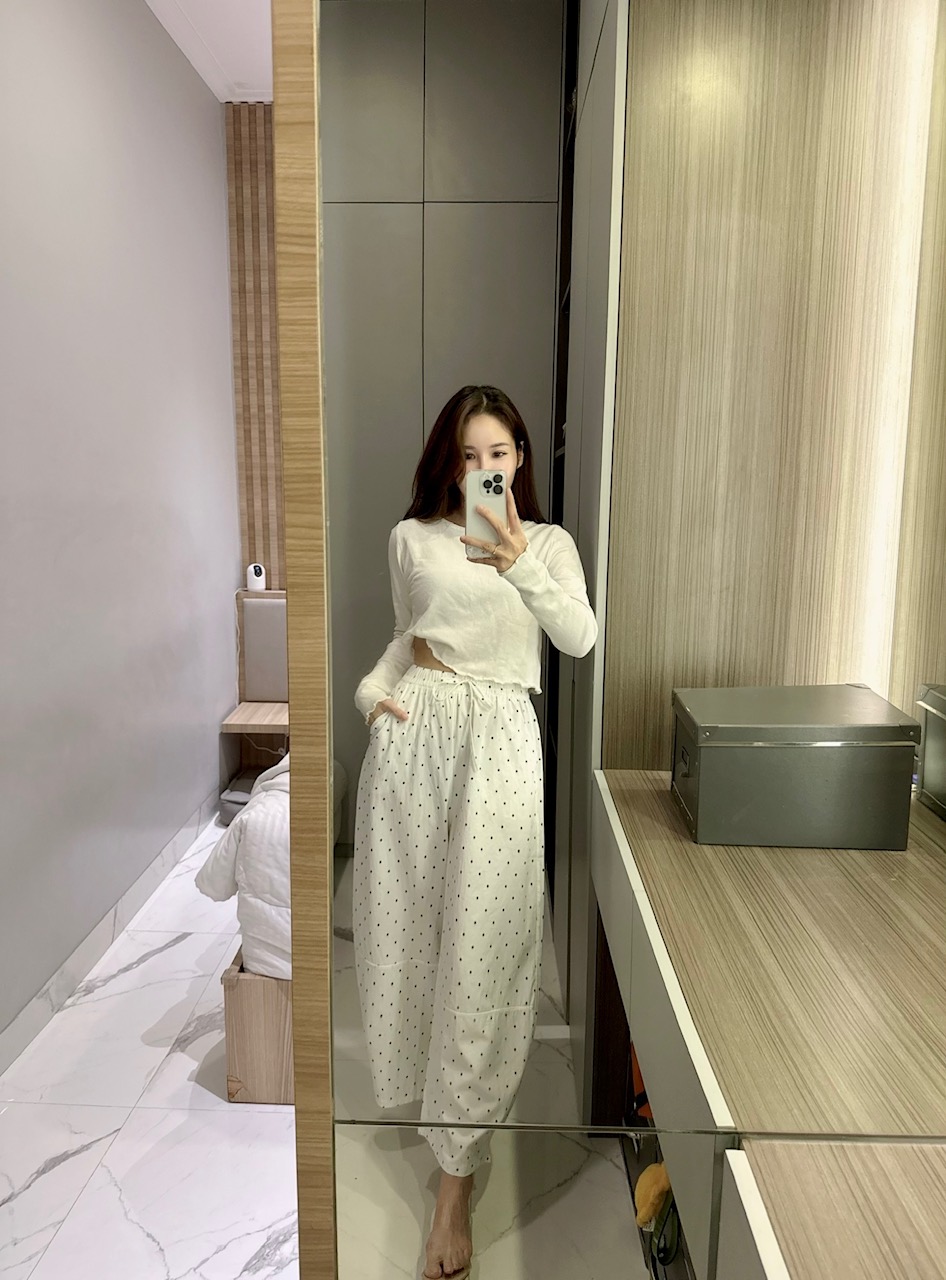 Ndudshop – Polka barrel pants (Kode: 5775)