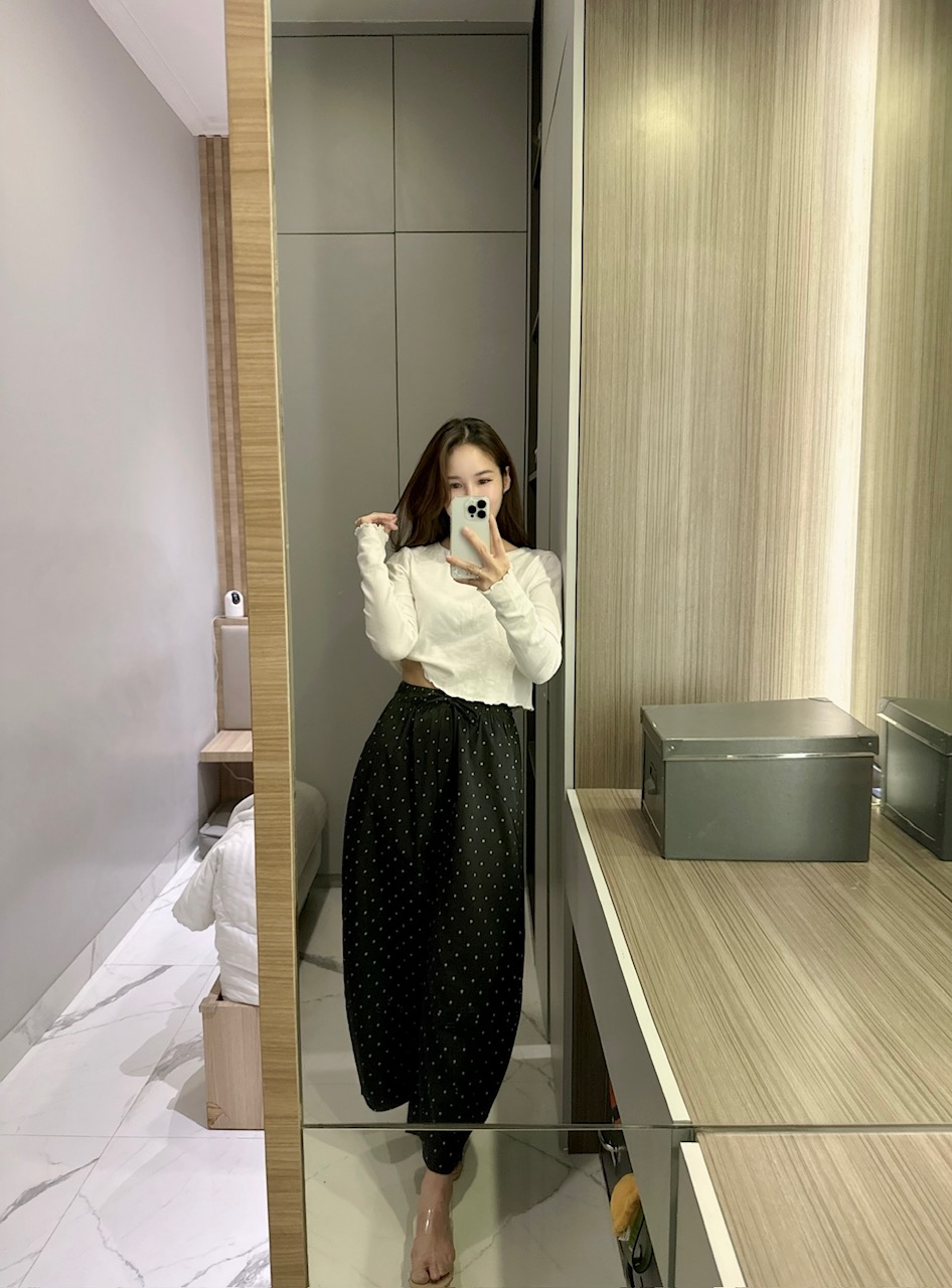Ndudshop – Polka barrel pants (Kode: 5775) - Image 2