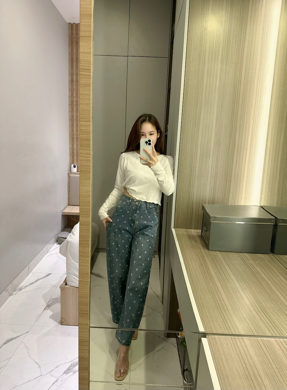Ndudshop – Polka barrel pants (Kode: 5780) - Image 2