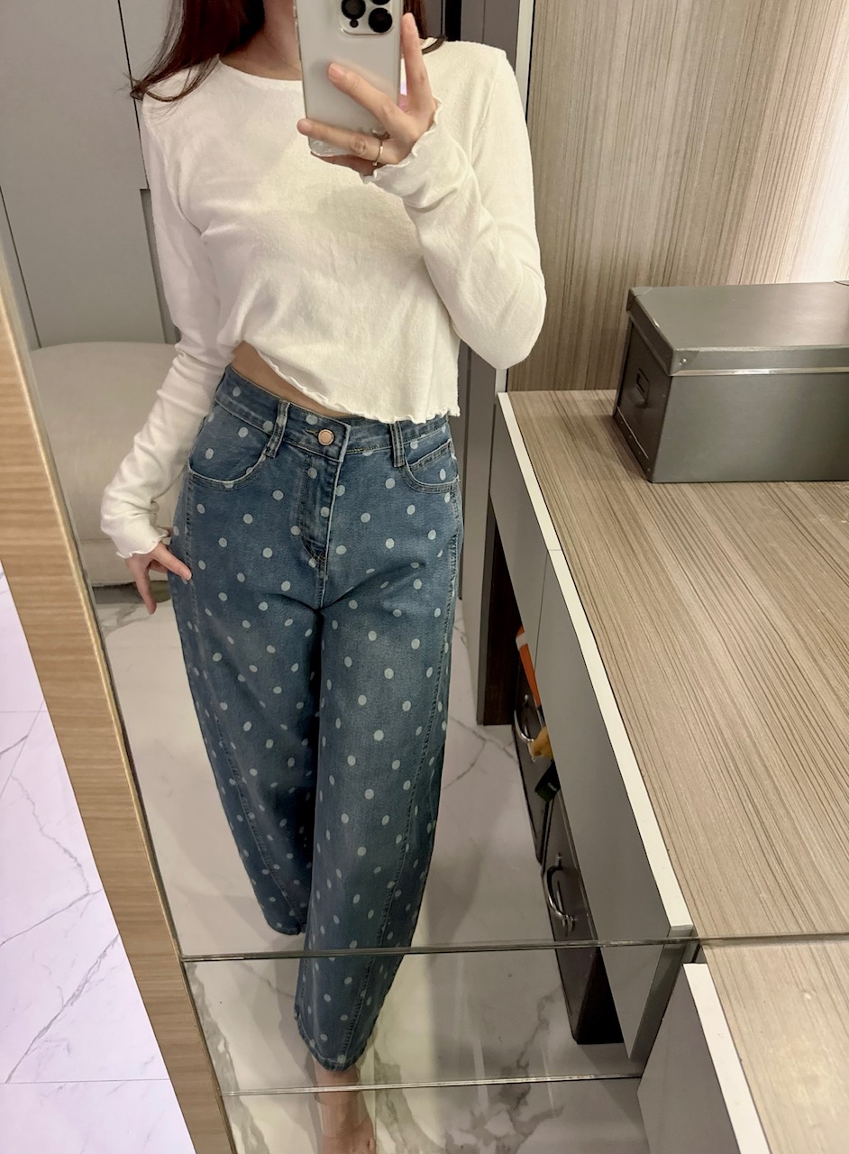 Ndudshop – Polka barrel pants (Kode: 5780) - Image 3