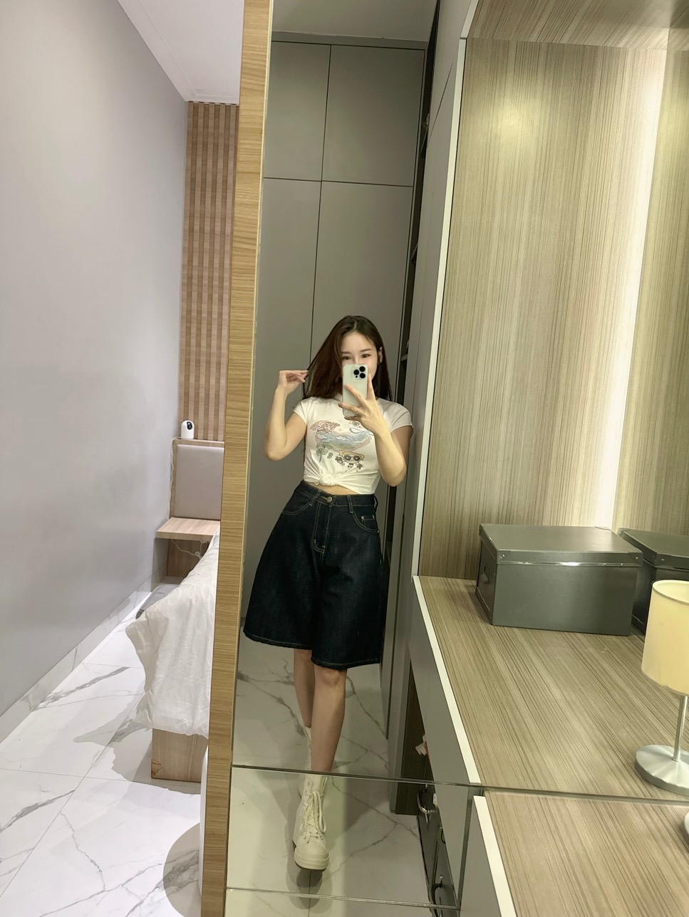 Ndudshop – Midi denim pants (Kode: 5825) - Image 2
