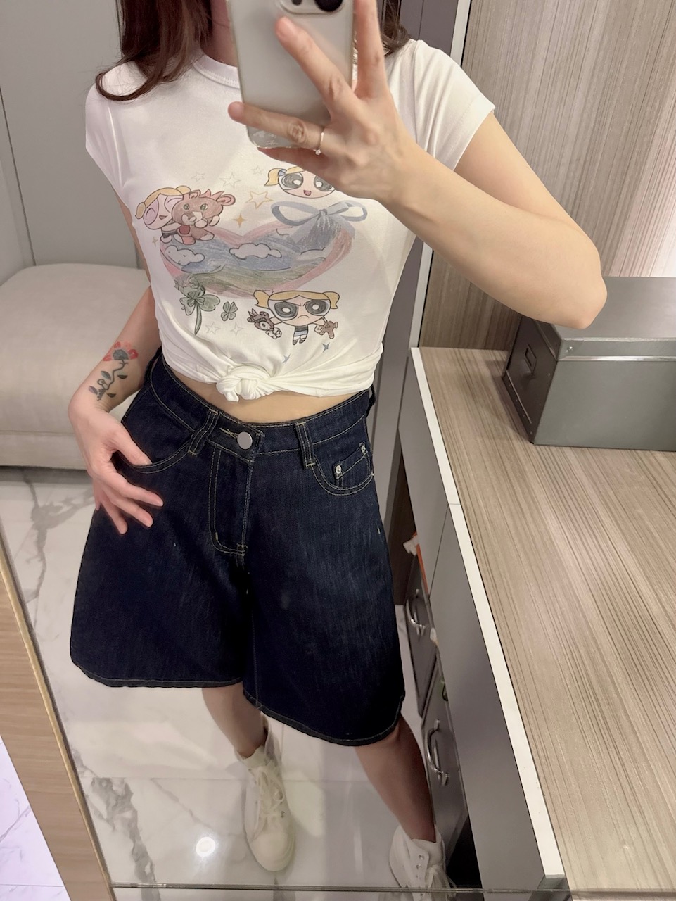 Ndudshop – Midi denim pants (Kode: 5825) - Image 3