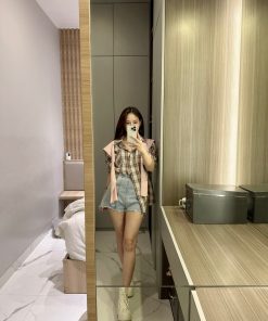 Ndudshop – Oversized Shirt + Detachable Shawl (Kode: 5811)