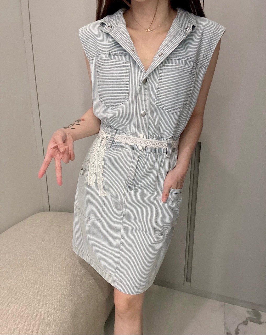 Ndudshop – Denim dress (Kode: 5833) - Image 2