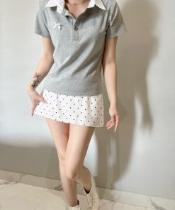 Ndudshop – Bow polo shirt (Kode: 5851)