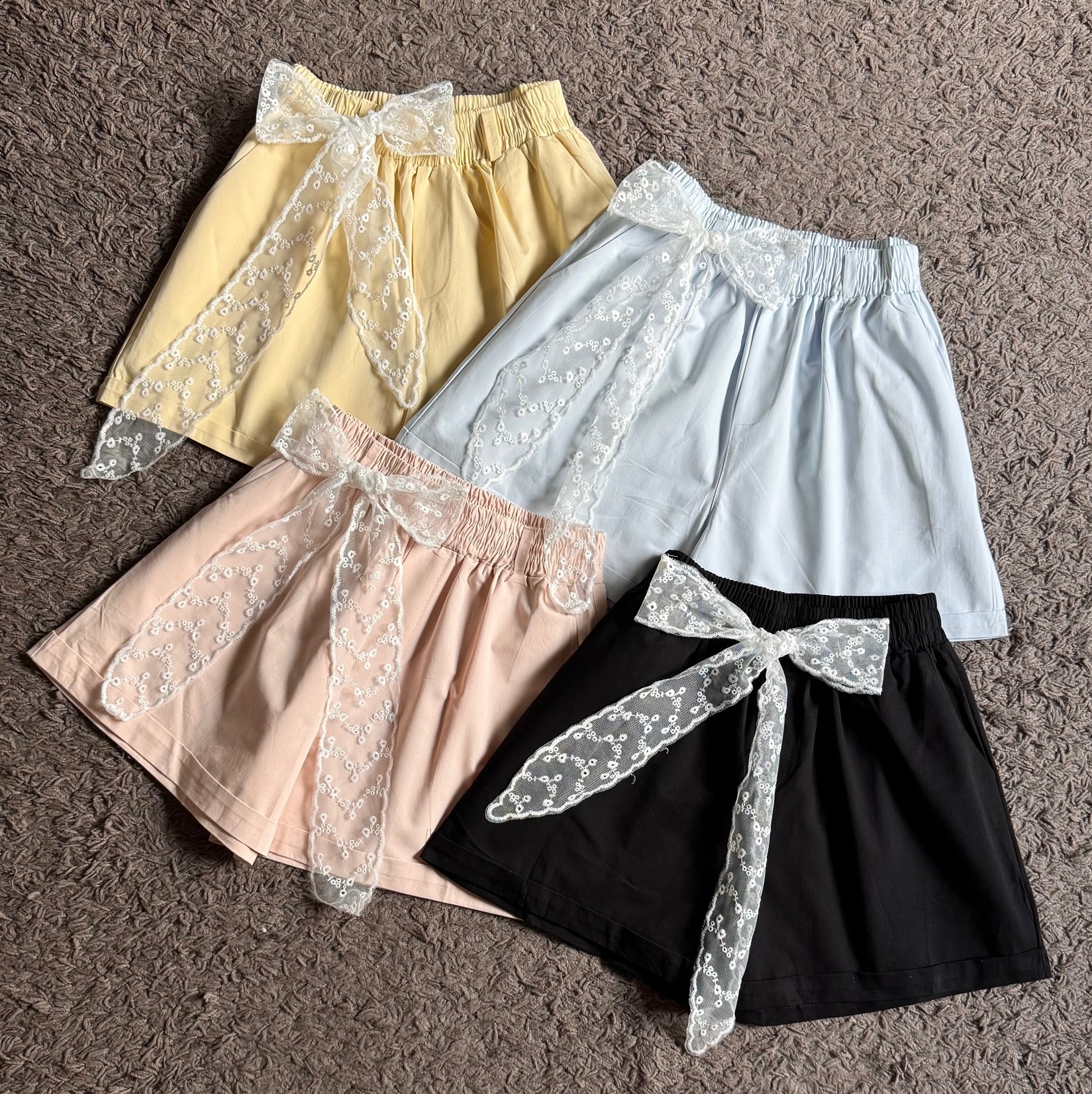 Ndudshop – Cotton shorts + lace belt (Kode: 5858) - Image 2