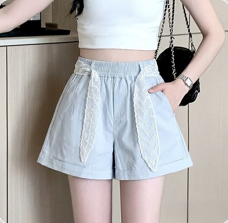 Ndudshop – Cotton shorts + lace belt (Kode: 5858)
