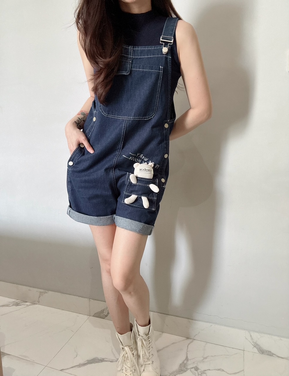 Ndudshop – Denim Jumpsuit (Kode: 5924) - Image 2