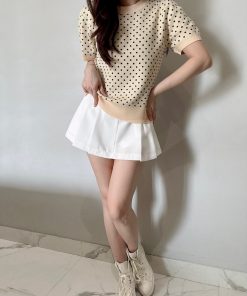 Alternative view of Ndudshop – Polka knit top (Kode: 5934PQ)